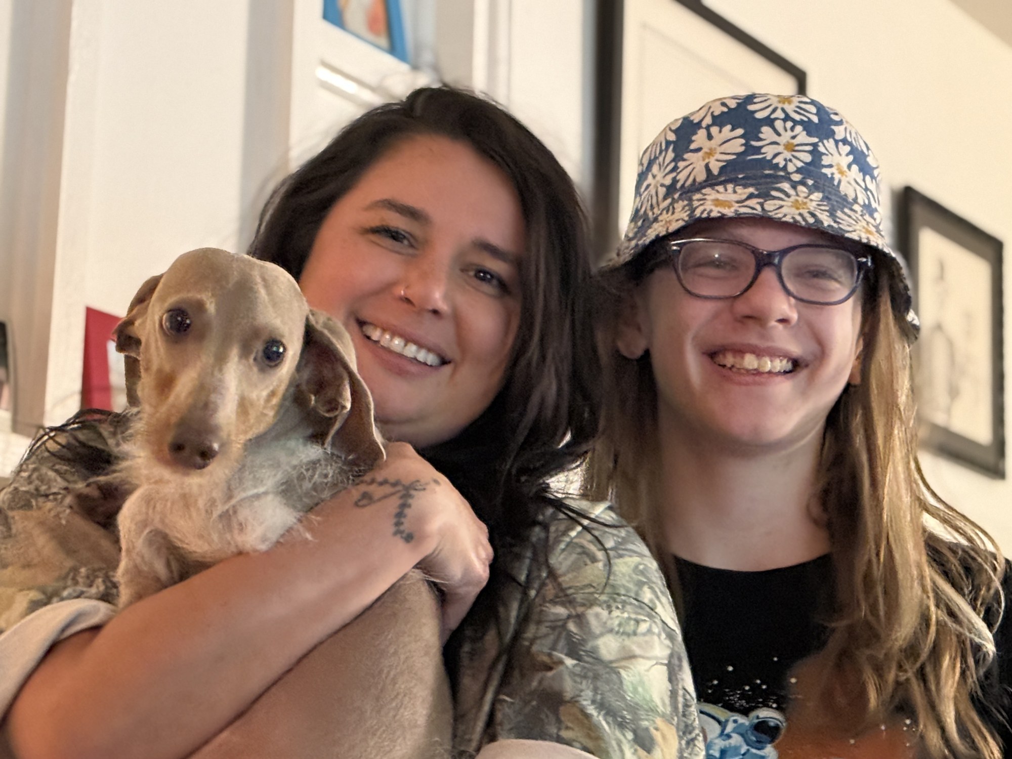 My three children.